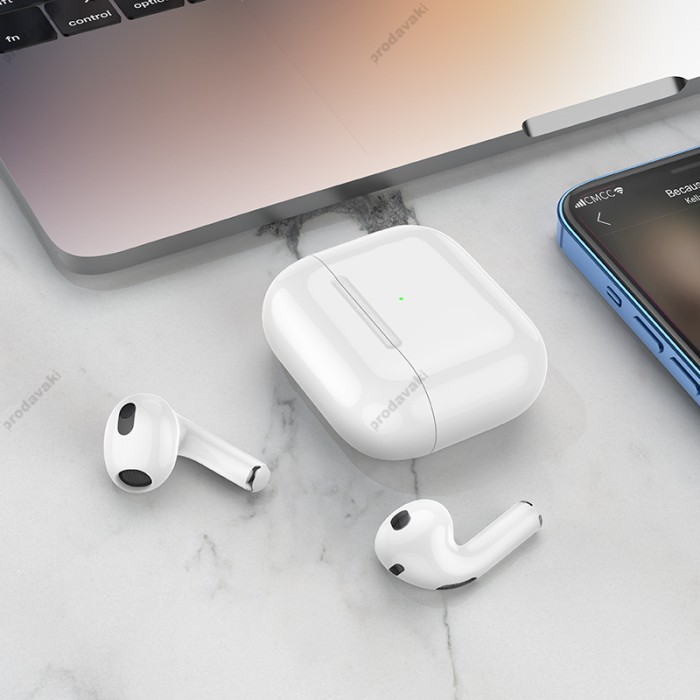 Бездротові Bluetooth навушники HOCO EW43 True wireless stereo headset BT 5.3 White