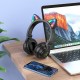 Бездротові Bluetooth навушники BOROFONE BO18 Cat ear headphones BT 5.0 Black