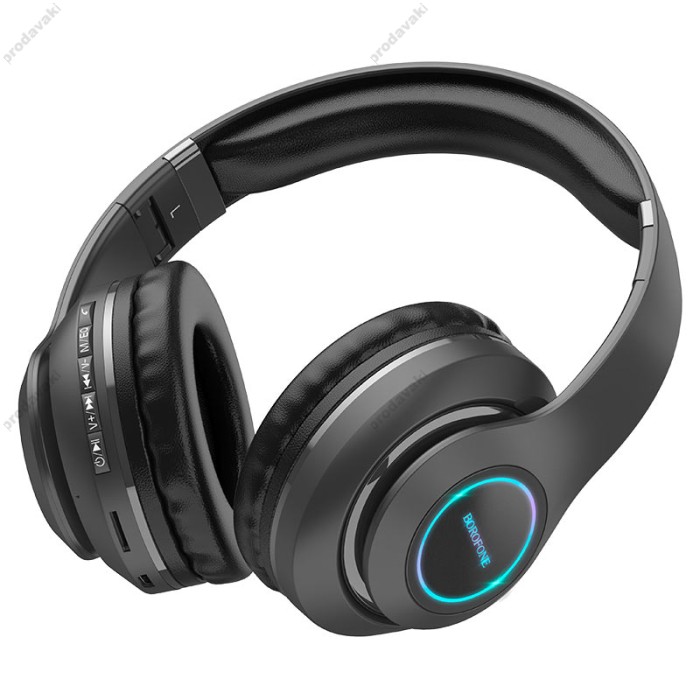 Бездротові Bluetooth навушники BOROFONE BO17 бездротові headphones BT5.0 Black
