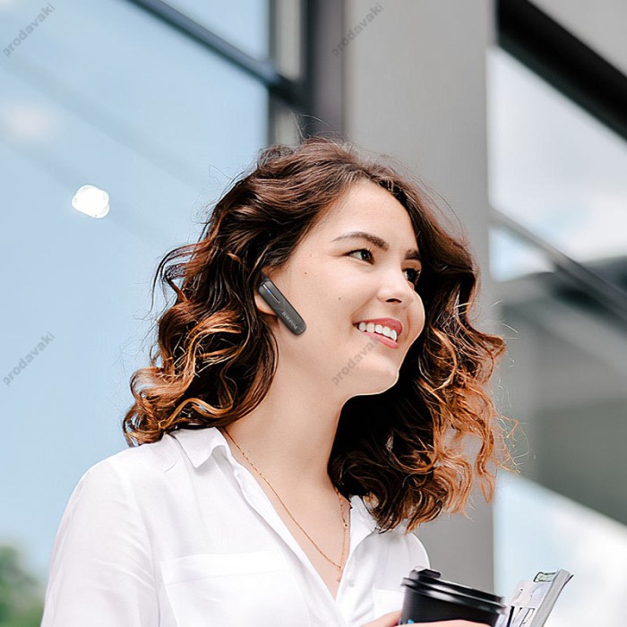 Бездротова Bluetooth гарнітура BOROFONE BC36 ucky business headset Black