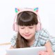 Бездротові Bluetooth навушники HOCO W39 CAT Ear KIDS BT headphoness BT 5.3 Pink