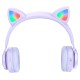 Бездротові Bluetooth навушники HOCO W39 CAT Ear KIDS BT headphoness BT 5.3 Purple