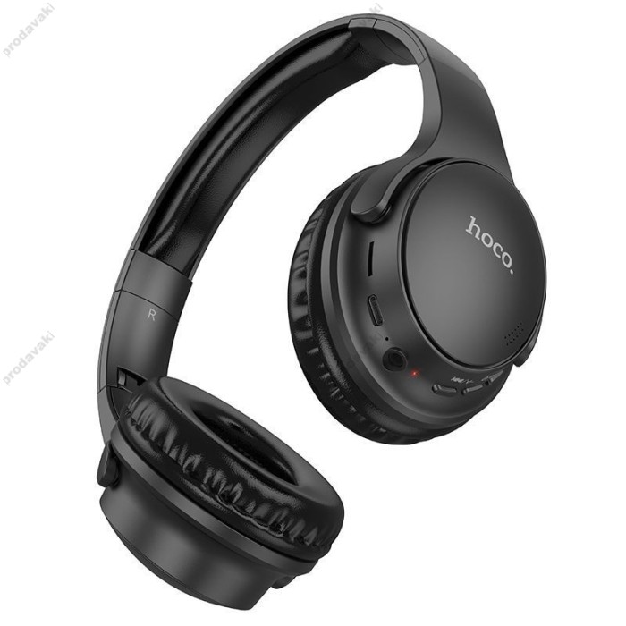 Бездротові Bluetooth навушники HOCO W40 Mighty headphones BT5.3 Black