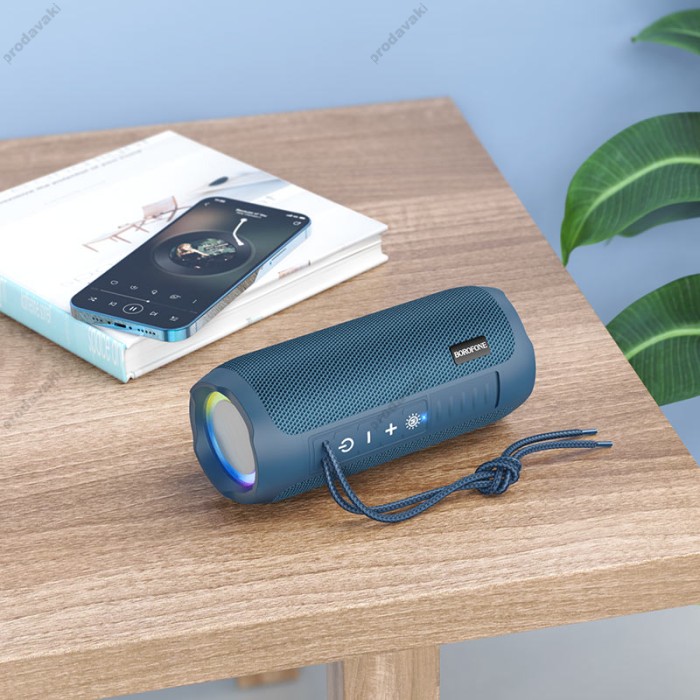 Портативна колонка Bluetooth BOROFONE BR21 sports 10W Blue