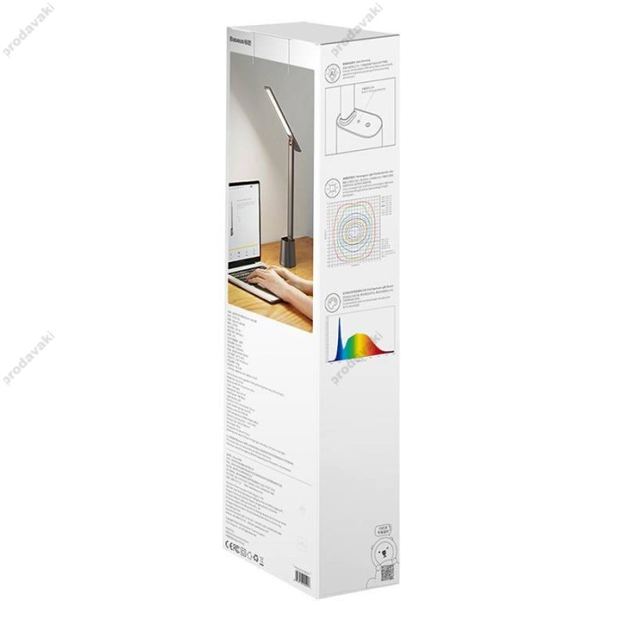 Настільна лампа Baseus Smart Eye Series Charging Folding Reading Desk Gray (DGZG-0G)