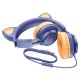 Дротові навушники Hoco W36 Cat ear headphones with mic Midnight Blue