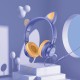 Дротові навушники Hoco W36 Cat ear headphones with mic Midnight Blue