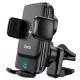 Автомобільний тримач із бездротовою зарядкою Hoco S35 2in1 Smart alignment wireless charging 15W Black