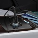 Автомобільний зарядний пристрій Hoco NZ7 Lightning Cable Car charger 3A 20W Grey