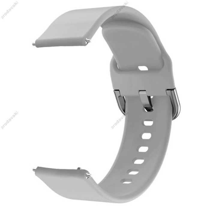 Ремінець універсальний Silicon Active 20mm Gray