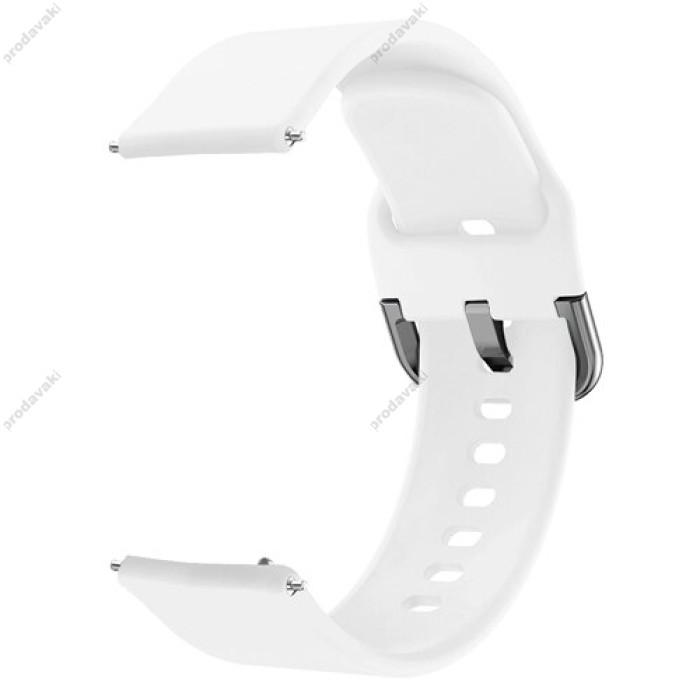 Ремінець універсальний Silicon Active 20mm White