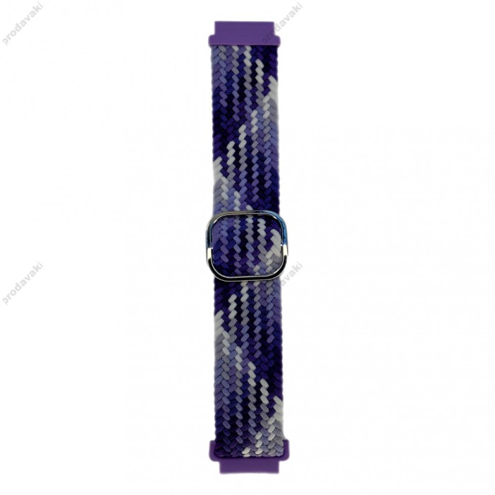 Ремінець універсальний Braided 20mm Purple Camouflage