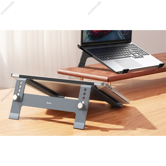 Підставка для ноутбука та MacBook Baseus UltraStable Desktop Stand Grey (B10053100811-00)