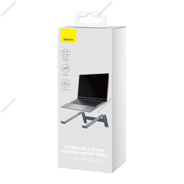 Підставка для ноутбука та MacBook Baseus UltraStable Desktop Stand Grey (B10053100811-00)
