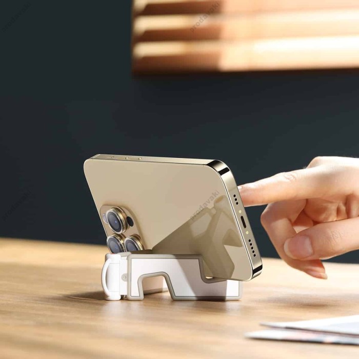 Підставка Baseus Portable Series Folding Phone Stand Moon White B10556600211-00