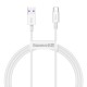 Кабель Baseus Superior Series Fast Charging USB to Type-C 100W 0.25m Moon White P10320102214-00