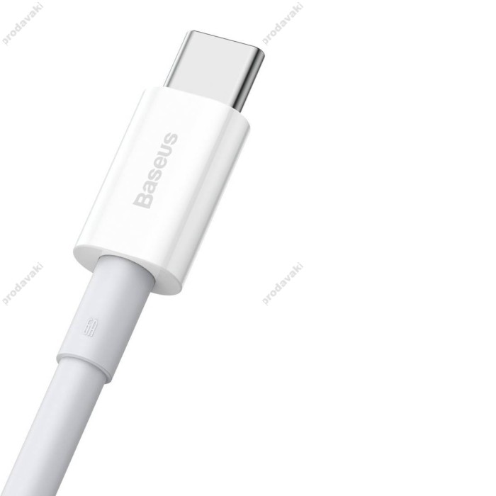Кабель Baseus Superior Series Fast Charging USB to Type-C 100W 0.25m Moon White P10320102214-00