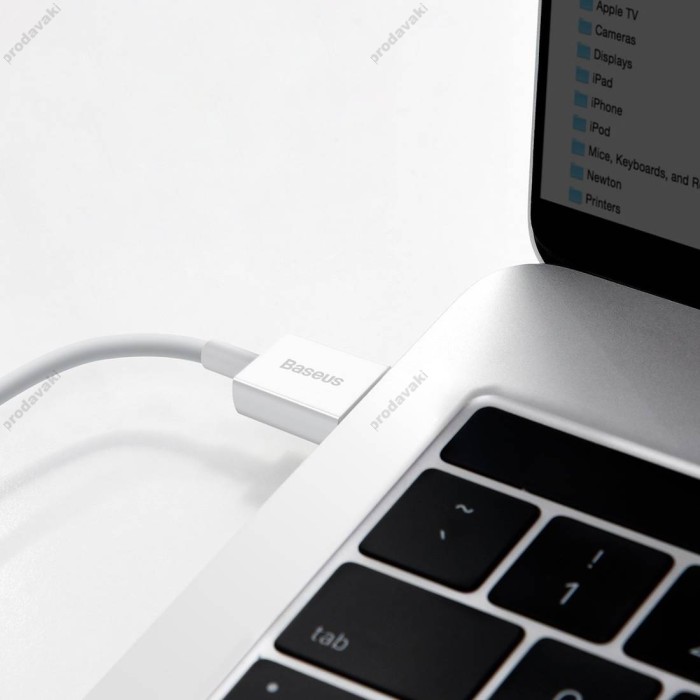 Кабель Baseus Superior Series Fast Charging USB to Type-C 100W 0.25m Moon White P10320102214-00