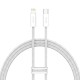 USB PD кабель Baseus Dynamic Series Fast Charging Data Cable Type-C to iP Lightning 20W 1m (CALD000002) White