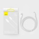 USB PD кабель Baseus Dynamic Series Fast Charging Data Cable Type-C to iP Lightning 20W 1m (CALD000002) White