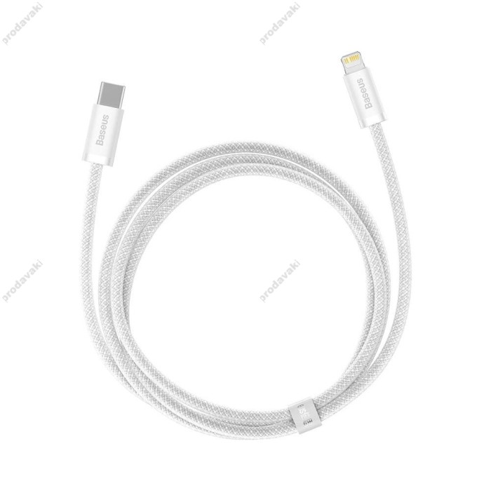 USB PD кабель Baseus Dynamic Series Fast Charging Data Cable Type-C to iP Lightning 20W 1m (CALD000002) White