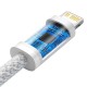 USB PD кабель Baseus Dynamic Series Fast Charging Data Cable Type-C to iP Lightning 20W 1m (CALD000002) White
