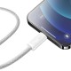 USB PD кабель Baseus Dynamic Series Fast Charging Data Cable Type-C to iP Lightning 20W 1m (CALD000002) White