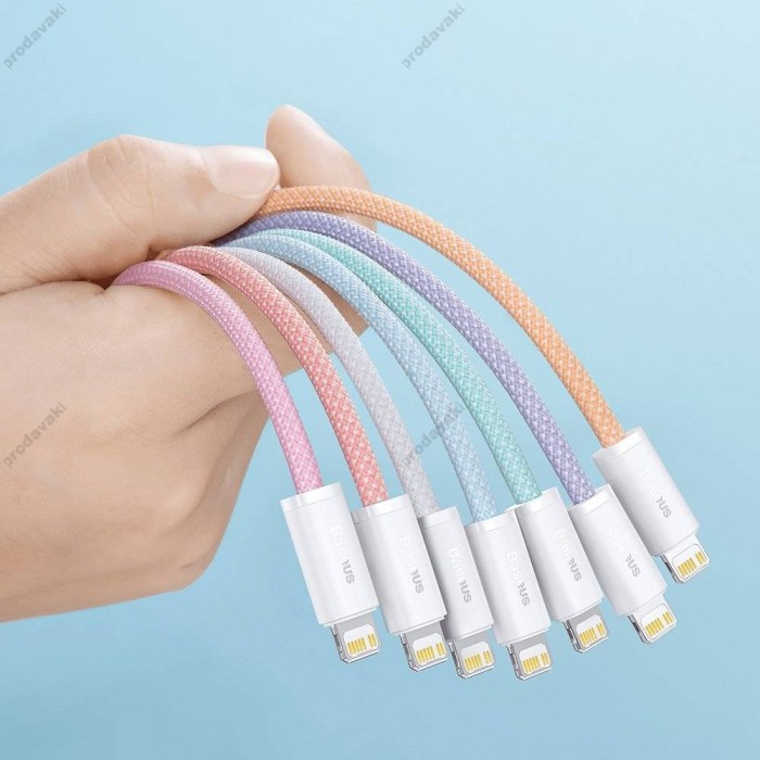 USB PD кабель Baseus Dynamic Series Fast Charging Data Cable Type-C to iP Lightning 20W 1m (CALD000002) White