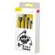 USB кабель Baseus MVP 3-in-1 Mobile game Cable USB для M+L+T 3.5A 1.2m Black (CAMLT-WZ01)