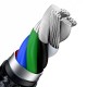 PD кабель Baseus Cafule Series Metal Data Cable Type-C to iP Lightning PD 20W 0.25m (CATLJK-01) Black