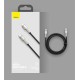 PD кабель Baseus Cafule Series Metal Data Cable Type-C to iP Lightning PD 20W 0.25m (CATLJK-01) Black