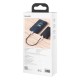 PD кабель Baseus Cafule Series Metal Data Cable Type-C to iP Lightning PD 20W 0.25m (CATLJK-01) Black