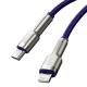 PD кабель Baseus Cafule Series Metal Data Cable Type-C to iP Lightning PD 20W 1m White CATLJK-A02