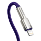 PD кабель Baseus Cafule Series Metal Data Cable Type-C to iP Lightning PD 20W 1m White CATLJK-A02