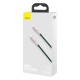 PD кабель Baseus Cafule Series Metal Data Cable Type-C to iP Lightning PD 20W 2m Green CATLJK-B06