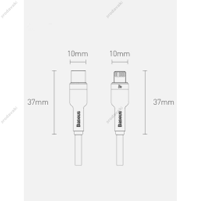 PD кабель Baseus Cafule Series Metal Data Cable Type-C to iP Lightning PD 20W 2m Green CATLJK-B06