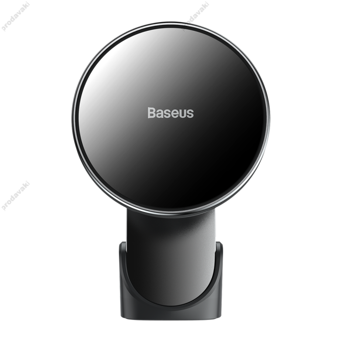 Автомобільний тримач із бездротовою зарядкою Baseus Big Energy Car Mount Ws Charger Black WXJN-01