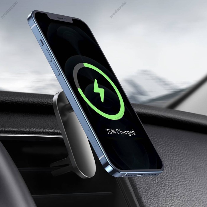 Автомобільний тримач із бездротовою зарядкою Baseus Big Energy Car Mount Ws Charger Black WXJN-01