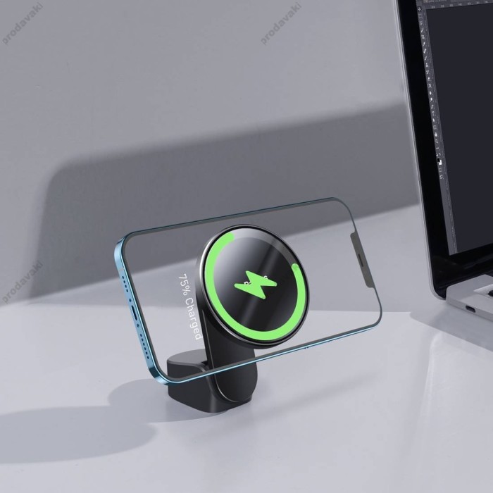 Автомобільний тримач із бездротовою зарядкою Baseus Big Energy Car Mount Ws Charger Black WXJN-01
