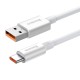 Кабель Baseus Superior Series Fast Charging USB to Type-C 100W 6A 1m Moon White P10320102214-01