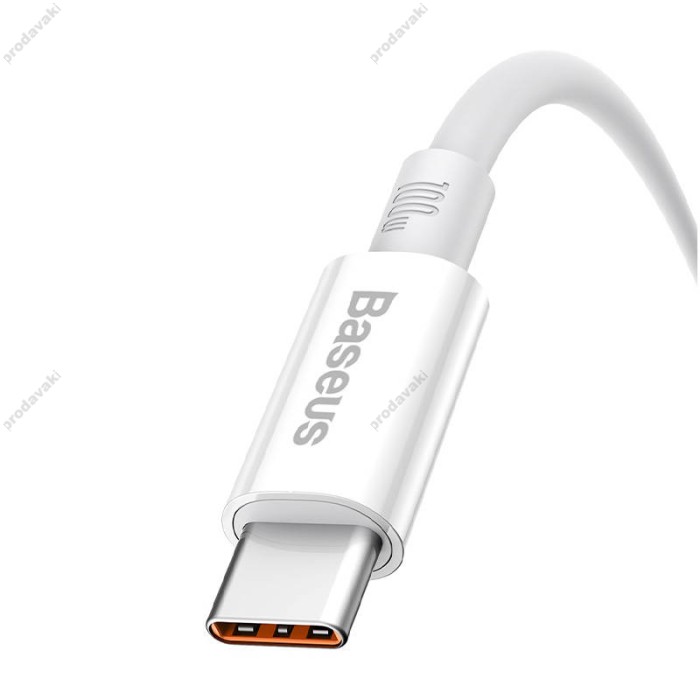 Кабель Baseus Superior Series Fast Charging USB to Type-C 100W 5A 2m Moon White P10320102214-03