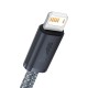 USB кабель Baseus Dynamic Series Fast Charging Data Cable USB to iP 2.4A 2m Slate Gray (CALD000516)