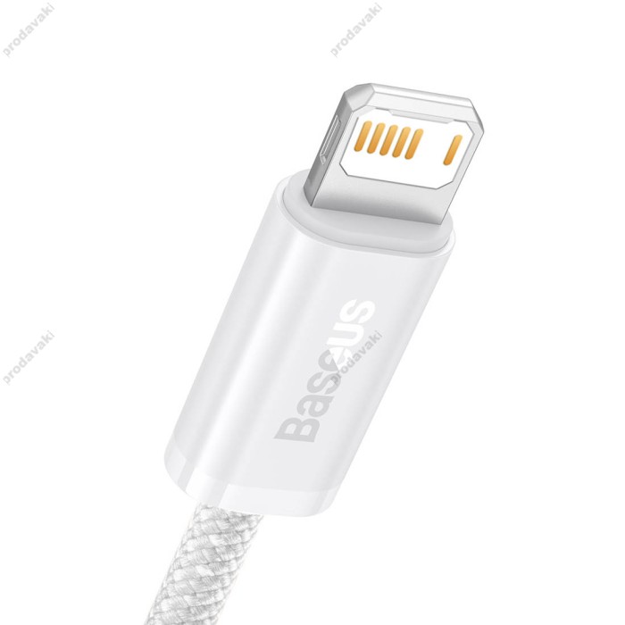 USB кабель Baseus Dynamic Series Fast Charging Data Cable USB to iP Lightning 2.4A 2m White (CALD000502)