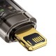 USB кабель Baseus Explorer Series Auto Power-Off USB to IP Lightning 2.4A 2m Black (CATS000501)