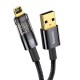 USB кабель Baseus Explorer Series Auto Power-Off USB to IP Lightning 2.4A 2m Black (CATS000501)