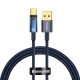 Кабель Baseus Explorer Series Auto Power-Off USB to Type-C 100W 6A 1m Blue CATS000203