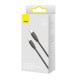 USB PD кабель Baseus Jelly Liquid Silica Gel Fast Charging Type-C to iP Lightning 20W 1.2m Black (CAGD020001)