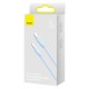 USB PD кабель Baseus Jelly Liquid Silica Gel Fast Charging Type-C to iP 20W 1.2m Blue (CAGD020003)