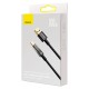 Кабель Baseus Explorer Series Auto Power-Off USB to Type-C 100W 6A 1m Black CATS000201