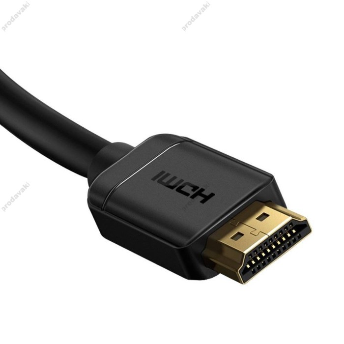Кабель Baseus High Definition Series Adapter Cable HDMI to HDMI 2.0 4K 5m Black CAKGQ-D01